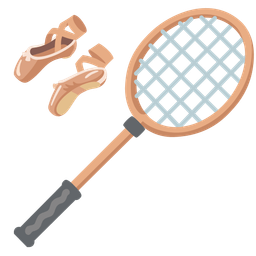 ballet shoes and badminton