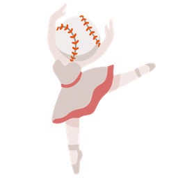 ballet shoes and baseball
