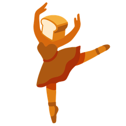 ballet shoes and bread