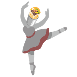 ballet shoes and burrito