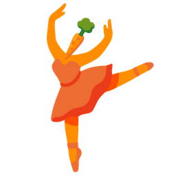 ballet shoes and carrot