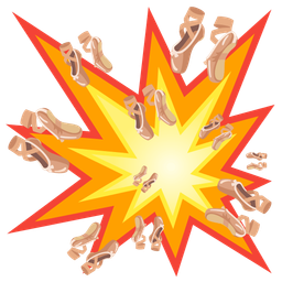 ballet shoes and collision