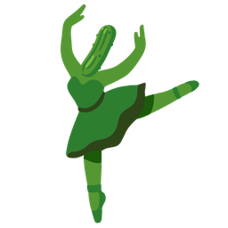 ballet shoes and cucumber