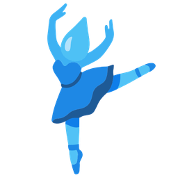 ballet shoes and droplet