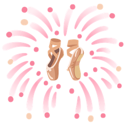 ballet shoes and fireworks