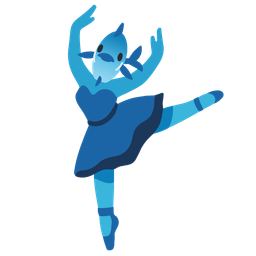 ballet shoes and fish