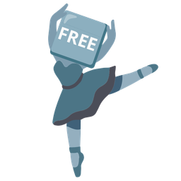 ballet shoes and FREE button