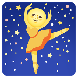 ballet shoes and full moon face