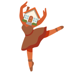 ballet shoes and house