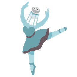 ballet shoes and salt