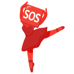 ballet shoes and SOS button
