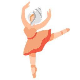 ballet shoes and spiral shell