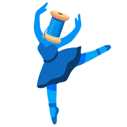 ballet shoes and thread