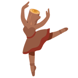 ballet shoes and wood