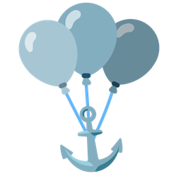 balloon and anchor