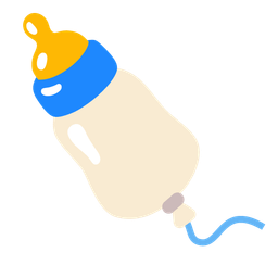 balloon and baby bottle