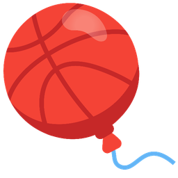 balloon and basketball