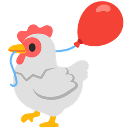 balloon and chicken