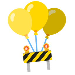 balloon and construction