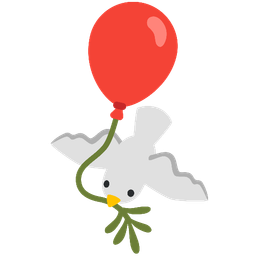 balloon and dove