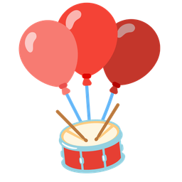balloon and drum