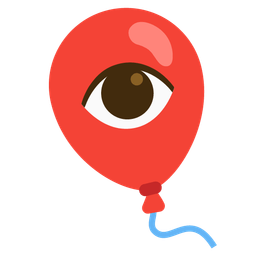 balloon and eye