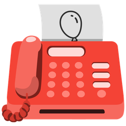 balloon and fax machine