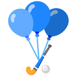 balloon and field hockey