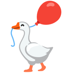balloon and goose