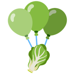 balloon and leafy green