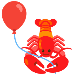 balloon and lobster