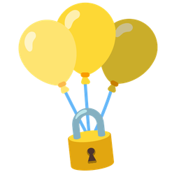 balloon and locked