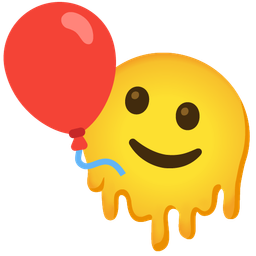 Balloon and Melting face