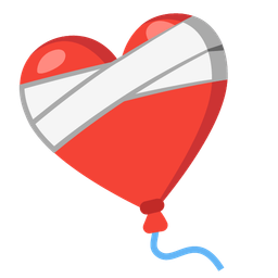 balloon and mending heart