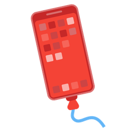 balloon and mobile phone