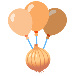 balloon and onion