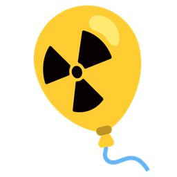 balloon and radioactive