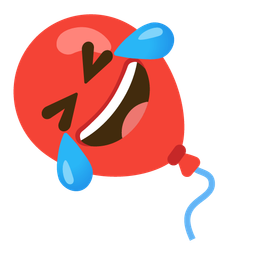 Balloon and Rolling on the floor laughing