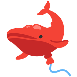 balloon and spouting whale