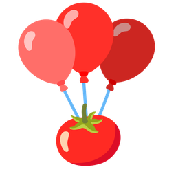 balloon and tomato