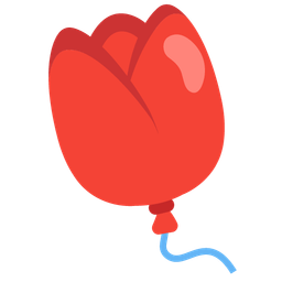 balloon and tulip