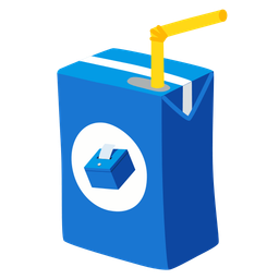 ballot box with ballot and beverage box