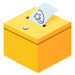 ballot box with ballot and dizzy