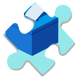 ballot box with ballot and puzzle piece