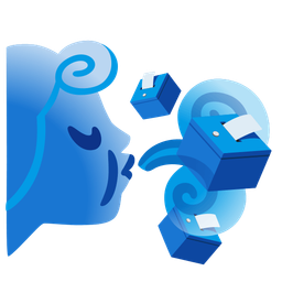 ballot box with ballot and wind face