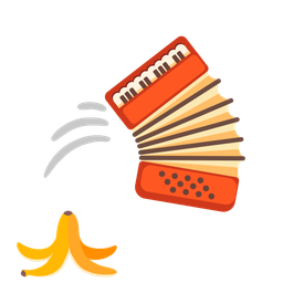 banana and accordion