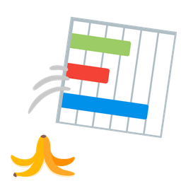 banana and bar chart