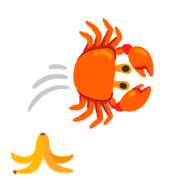 banana and crab