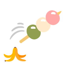 banana and dango