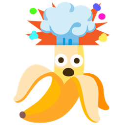 banana and exploding head
